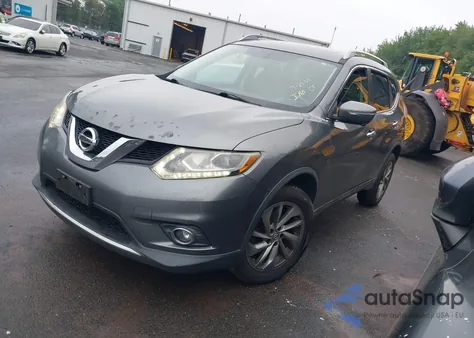 2015 Nissan Rogue Sl from USA, damaged, VIN 5N1AT2MV7FC860137